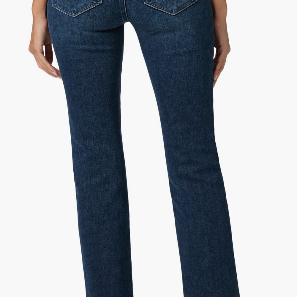 PAIGE Dark Blue Straight Leg Jeans - Picture 3 of 8